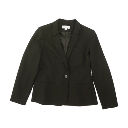 Black Solid Blazer