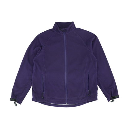 Purple Solid Active Jacket