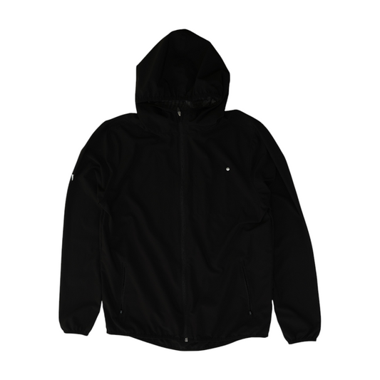 Black Solid Active Jacket