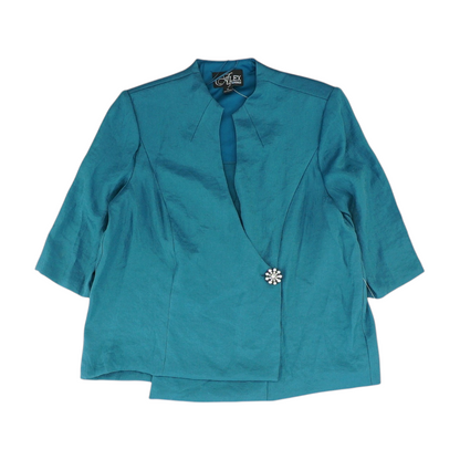 Teal Solid Blazer
