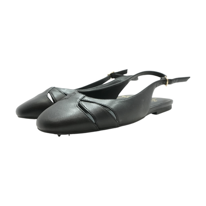 Black Slip-On Flats