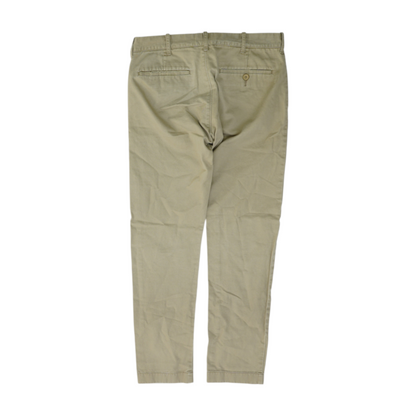 Beige Regular Pants