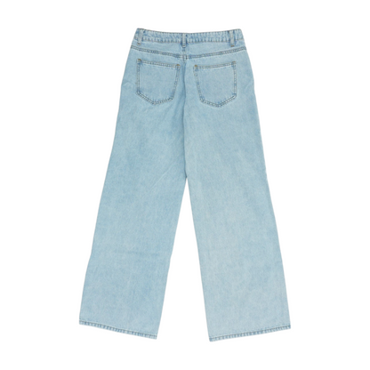 Blue Wide Leg Jeans