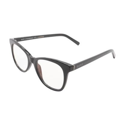 Black Carina Oversized Unknown Prescription Eyeglasses