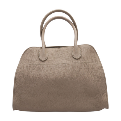 Soft Margaux 10 Bag in Dark Taupe Calfskin