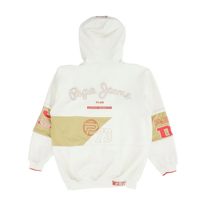 Cream Color Block Active Jacket