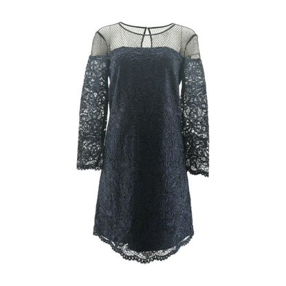 Navy Floral Mini Dress
