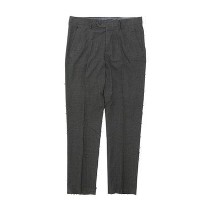 Gray Striped Slim Pants