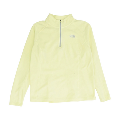 Neon Yellow Solid 1/4 Zip Pullover