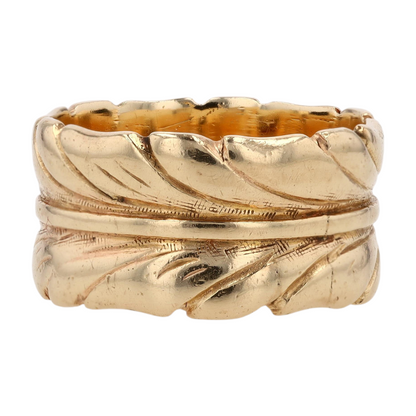 14K Yellow Gold Band Ring