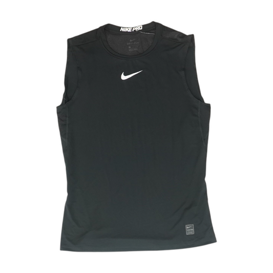Black Solid Active Tank