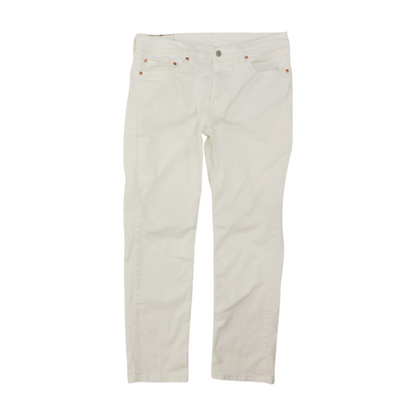 511 White Slim Jeans