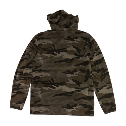 Gray Camo 1/4 Zip Pullover