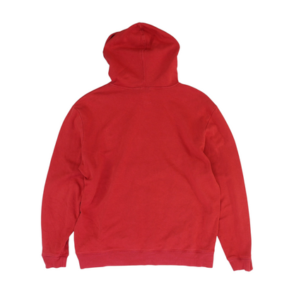 Red Solid Hoodie Pullover