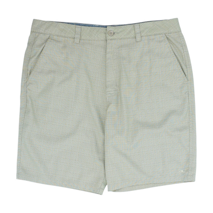 Khaki Check Active Shorts