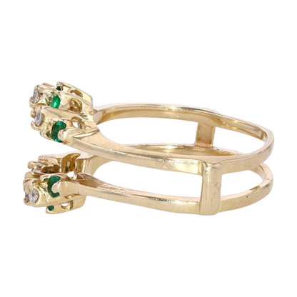 14K Sterling Silver Diamond Fashion Ring