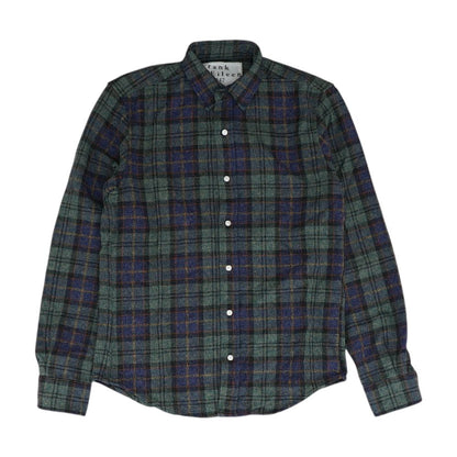 Green Plaid Button Down