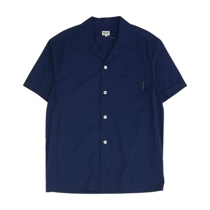 Vintage Navy J&ens Short Sleeve Button Down