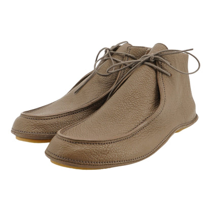 Car Shoe Ankle Boot in Brown Leather
