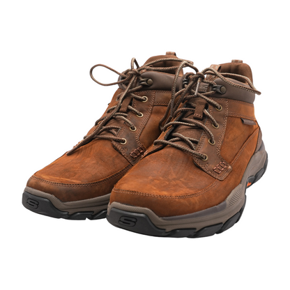 Brown Mid-Top Athletic Shoes