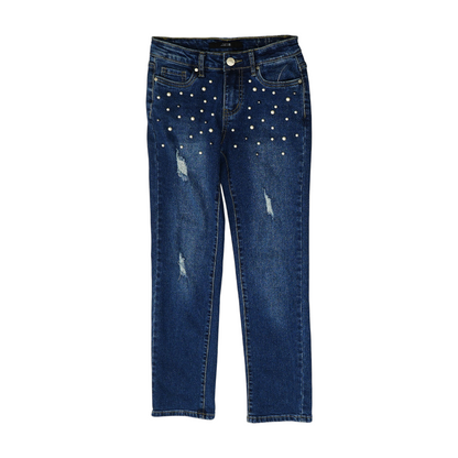 Navy Solid Jeans