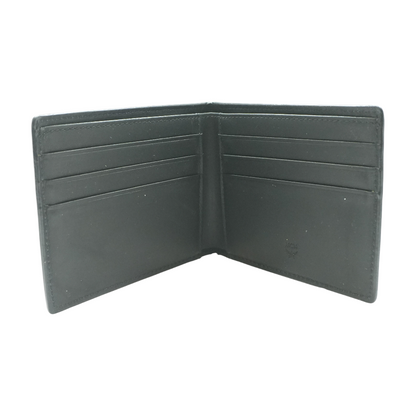 Black Bifold Wallet in Visetos Original