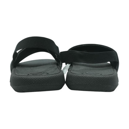 Black Athletic Slides Shoes