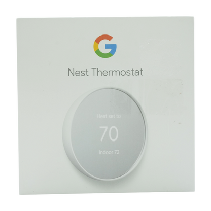 Nest Smart Thermostat in Snow