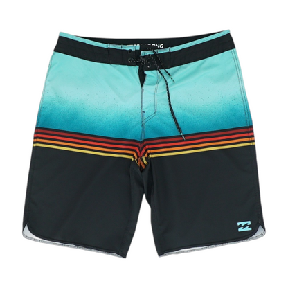 Black Color Block Swim Bottom