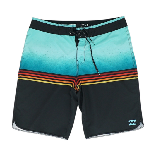 Black Color Block Swim Bottom
