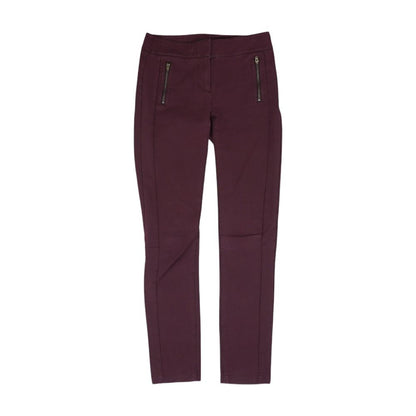 Maroon Solid Pants