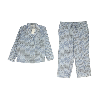 Blue Abstract Pajama Set
