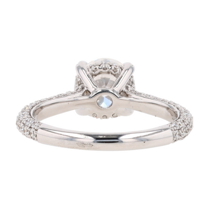 2 3/4 ctw 14K White Gold Lab Grown Diamond Engagement Ring
