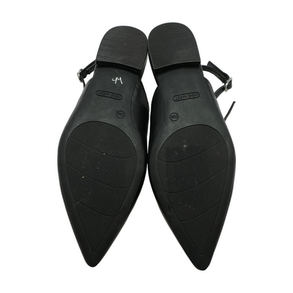 Black Slip-On Flats