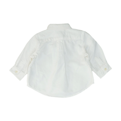 White Long Sleeve Button Down