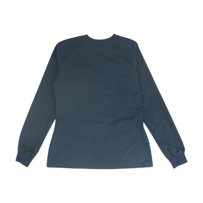 Charcoal Solid Scrub Jacket