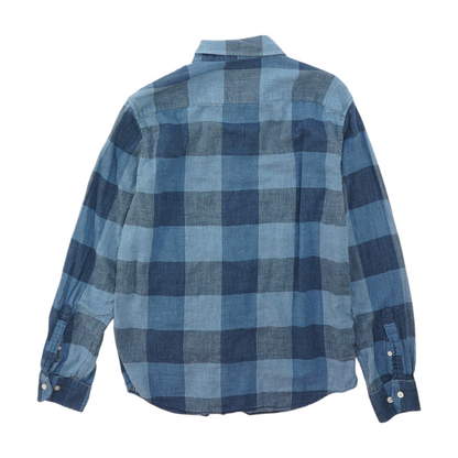 Blue Check Flannel Button Down
