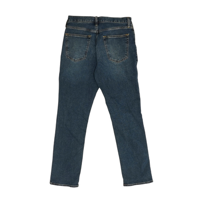 Navy Straight Jeans