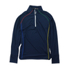 Navy Solid 1/4 Zip Pullover