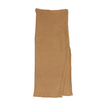 Tan Midi Skirt