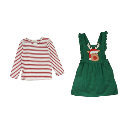 Green Striped Dress