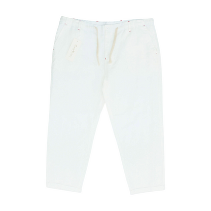 White Relaxed Pants