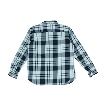 Black Plaid Flannel Button Down