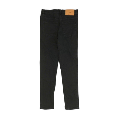 Black Solid Slim Jeans