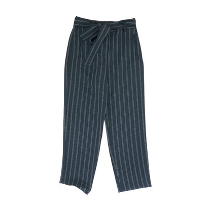 Navy Striped Pants