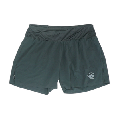 Black Solid Active Shorts
