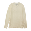 Cream Solid Henley T-Shirt