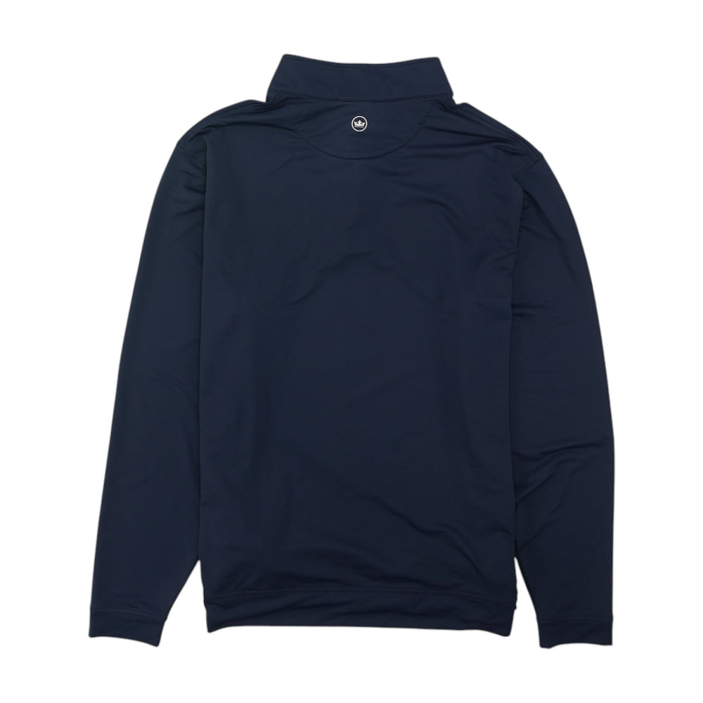 Navy Solid 1/4 Zip Pullover