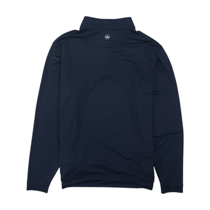 Navy Solid 1/4 Zip Pullover