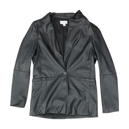 Black Faux Leather Jacket